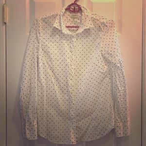 Polka dot button up